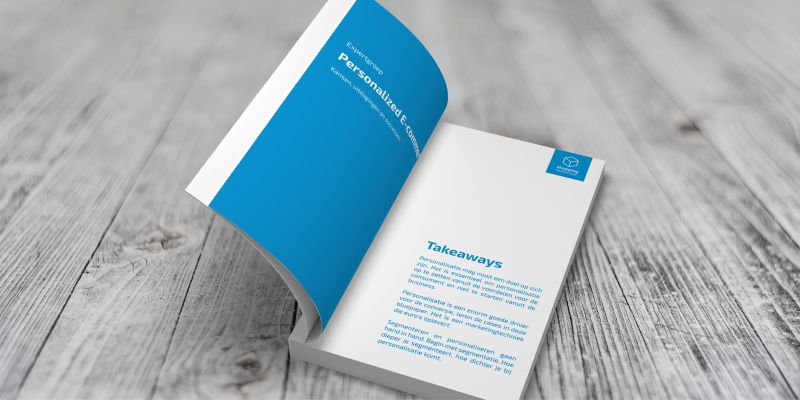 boek bluepaper personalized e-commerce