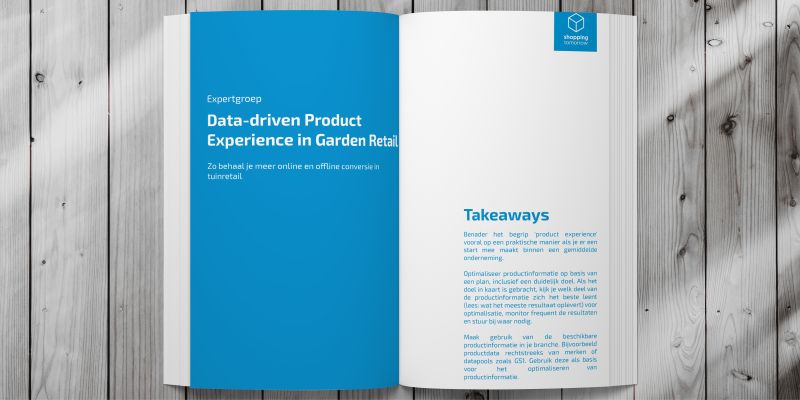 boek data driven product experience in garden retail