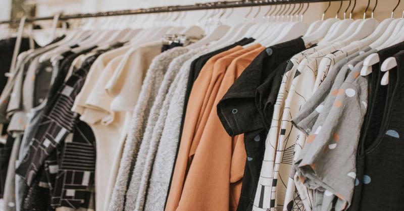 Rack of clothes