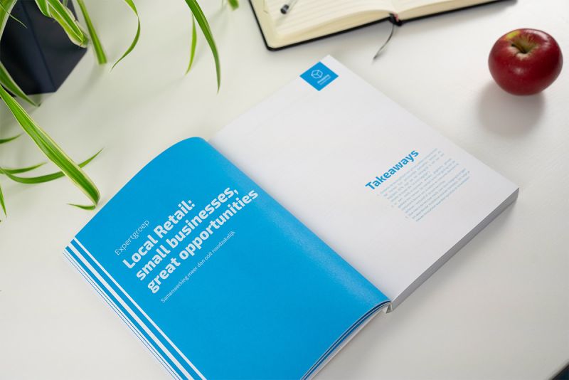 Pagina in boek Local Retail