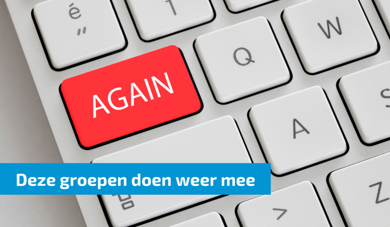 Toetsenbord met 'again'